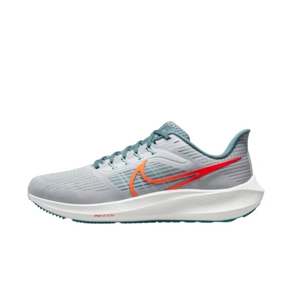 Nike Air Zoom Pegasus 39 Dolphins Mens Running Shoes Grey Orange DH4071 003 NEW - Picture 2 of 7